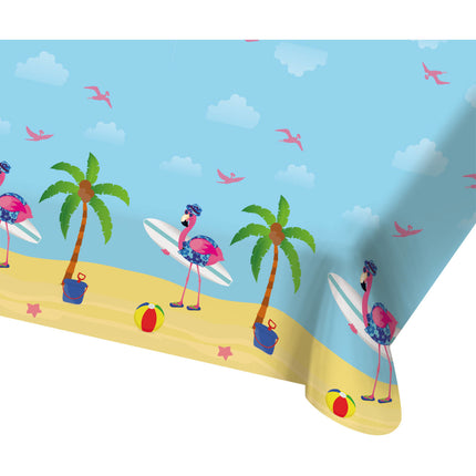 Feestbazaar Tafelkleed Beach Flamingo (130x180 cm)