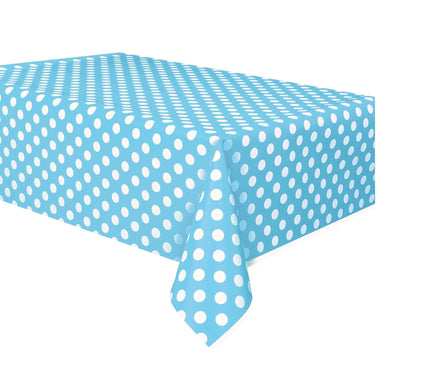 Feestbazaar Tafelkleed Blauw Met Stippen
