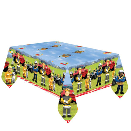 Feestbazaar Tafelkleed Brandweerman Sam - 120x180 cm