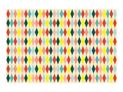 Feestbazaar Tafelkleed Colorful Diamonds 180x120cm