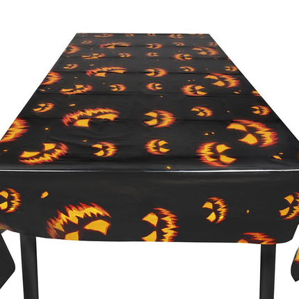 Feestbazaar Tafelkleed Creepy Pompoen 120 x 180 cm