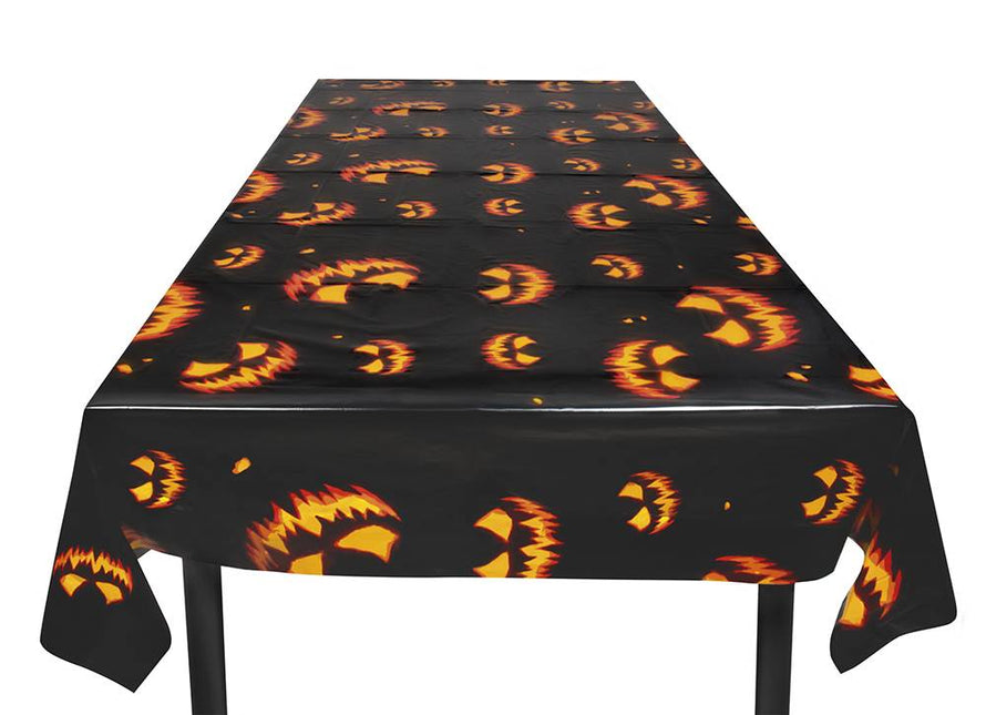 Feestbazaar Tafelkleed Creepy Pompoen 120 x 180 cm