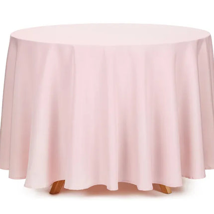 Feestbazaar Tafelkleed Dusty Pink Rond 230 cm