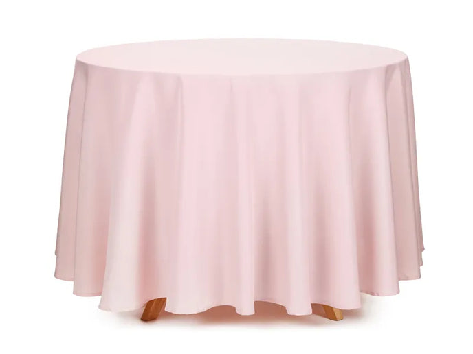 Feestbazaar Tafelkleed Dusty Pink Rond 230 cm