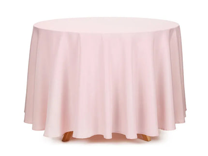Feestbazaar Tafelkleed Dusty Pink Rond 230 cm