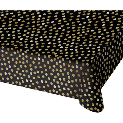 Feestbazaar Tafelkleed Glossy Black - 130x180cm