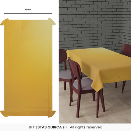 Feestbazaar Tafelkleed Goud Folie (137x274cm)