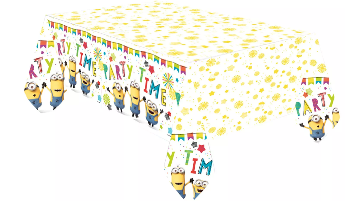 Feestbazaar Tafelkleed Minions Party (120x180cm)