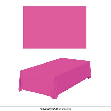 Feestbazaar Tafelkleed Neon Fuchsia (137x274cm)