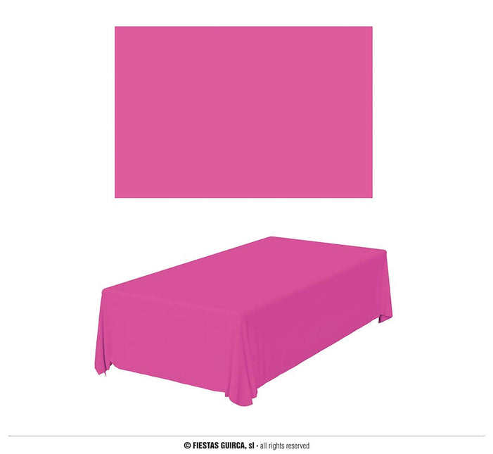 Feestbazaar Tafelkleed Neon Fuchsia (137x274cm)