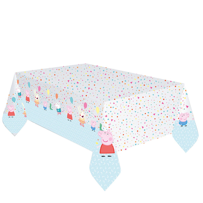 Feestbazaar Tafelkleed Peppa Pig Confetti - 120 x 180cm