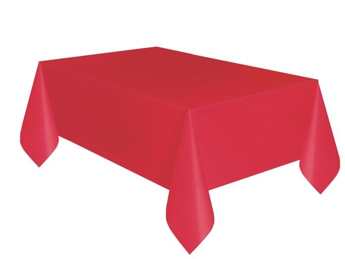 Feestbazaar Tafelkleed Rood - 140x274cm
