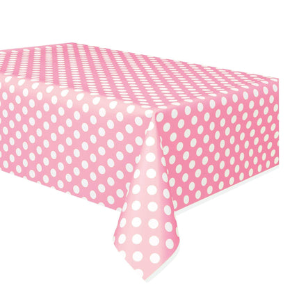 Feestbazaar Tafelkleed Roze Met Stippen