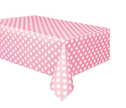 Feestbazaar Tafelkleed Roze Met Stippen