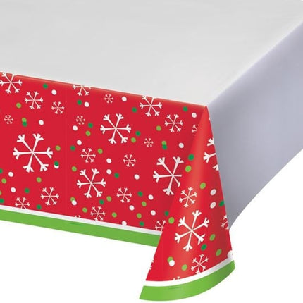 Feestbazaar Tafelkleed Sneeuwvlokken
