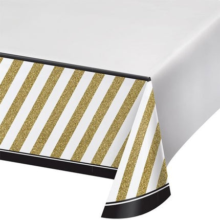 Feestbazaar Tafelkleed Sparkling goud (137x259cm)