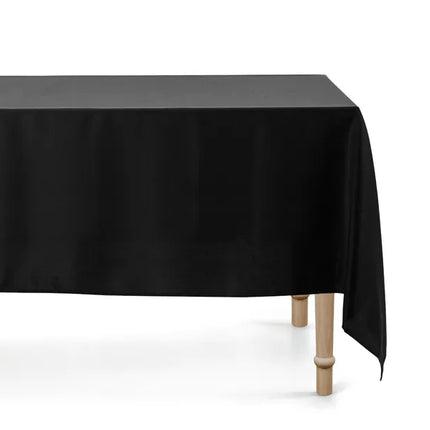 Feestbazaar Tafelkleed Stof Mat Zwart (180x300cm)