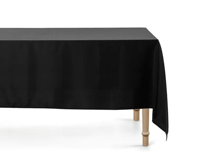 Feestbazaar Tafelkleed Stof Mat Zwart (180x300cm)