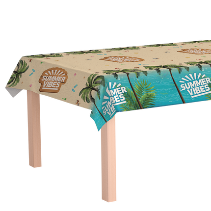 Feestbazaar Tafelkleed Summer Vibes Hawaii 137x274cm