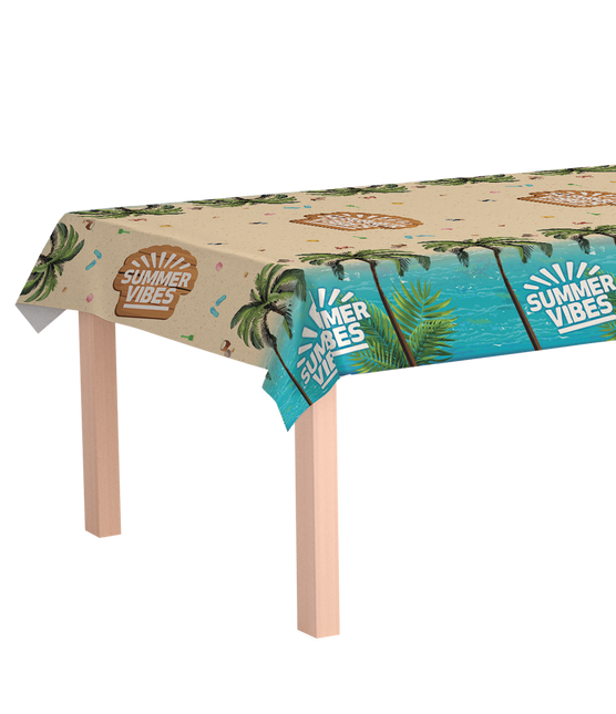 Feestbazaar Tafelkleed Summer Vibes Hawaii 137x274cm
