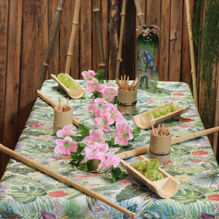 Feestbazaar Tafelkleed Tropical Flowers 136x228cm