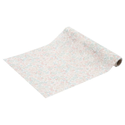 Feestbazaar Tafelloper Bloemen Pastel (500x30cm)