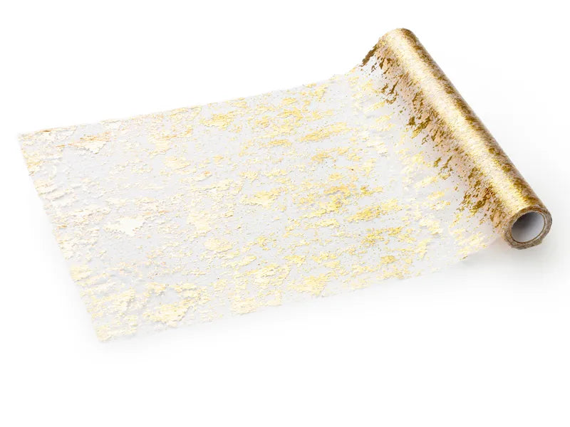 Feestbazaar Tafelloper Gouden Print Chique