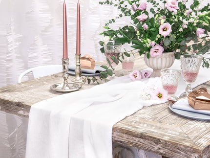 Feestbazaar Tafelloper Licht Creme