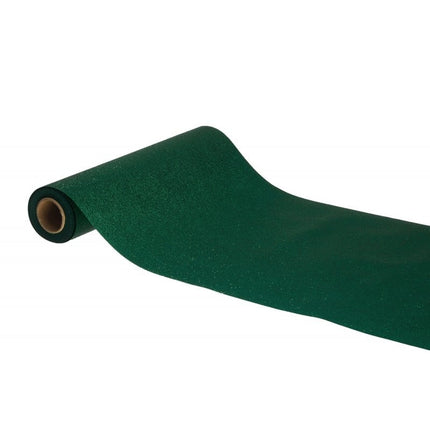 Feestbazaar Tafelloper Pijnboomgroen Glans Premium (30x500cm)