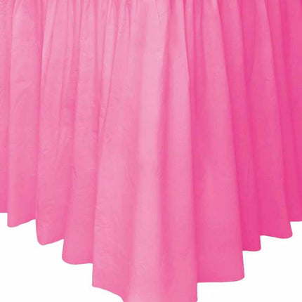 Feestbazaar Tafelrok Hot Pink 73x426cm