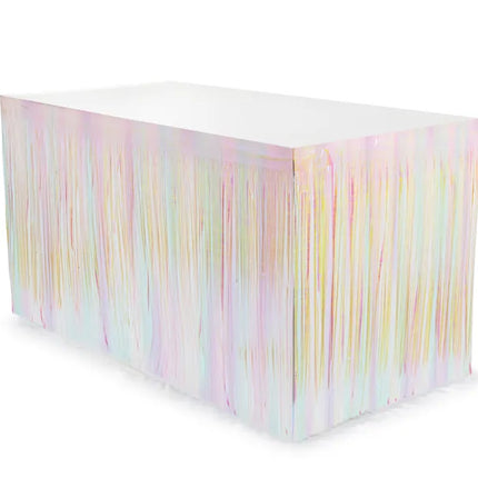 Feestbazaar Tafelrok Iriserend (300x80cm)