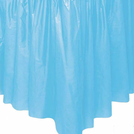 Feestbazaar Tafelrok Lichtblauw 73x426cm