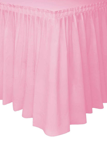 Feestbazaar Tafelrok Lichtroze - 73x426cm