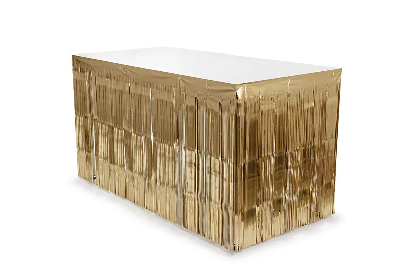 Feestbazaar Tafelrok Luxery Gold 300x80cm