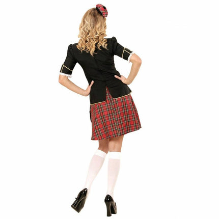 Feestbazaar Tartan Lady Schotse Vrouw Kostuum