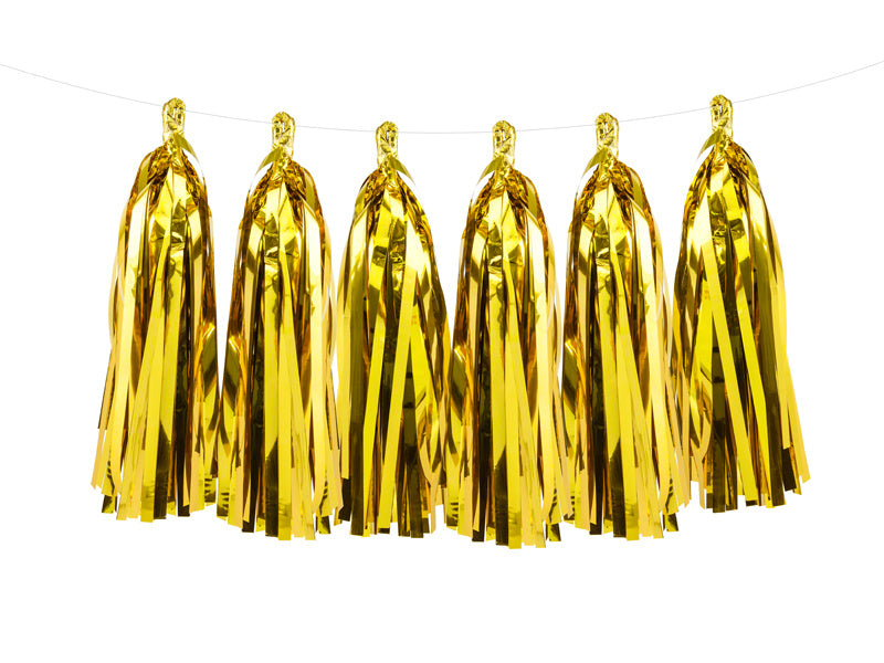 Feestbazaar Tassel Slinger Goud - 1,5 meter