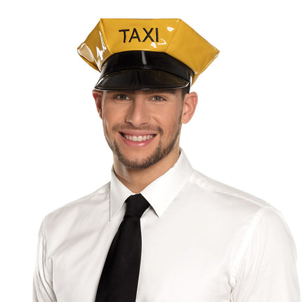 Feestbazaar Taxi pet geel