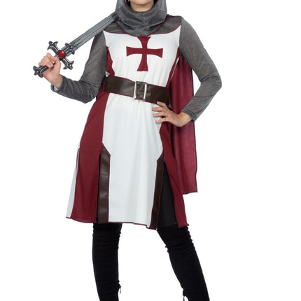 Feestbazaar Templer Knight Kostuum Dames