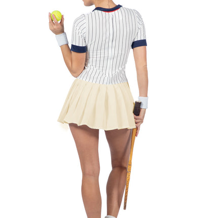 Feestbazaar Tennis Kostuum Retro Dames