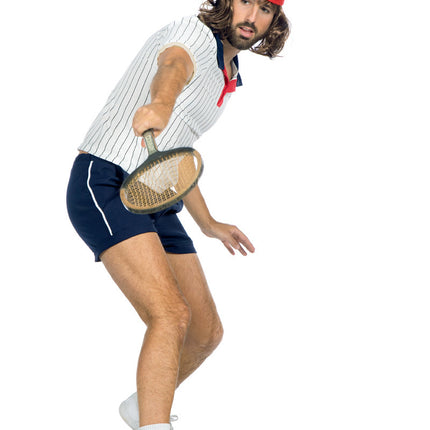 Feestbazaar Tennis Kostuum Retro Heren