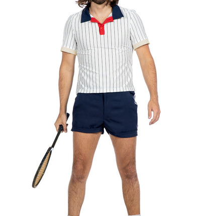 Feestbazaar Tennis Kostuum Retro Heren
