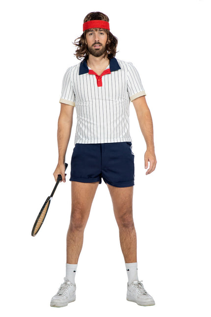 Feestbazaar Tennis Kostuum Retro Heren