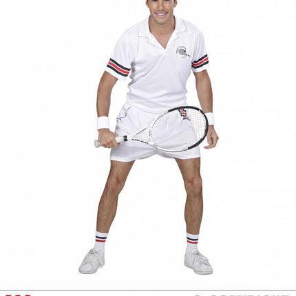 Feestbazaar Tennisspeler kostuum