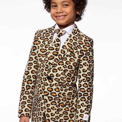 Feestbazaar The Jag Luipaard Pak Kids Opposuits
