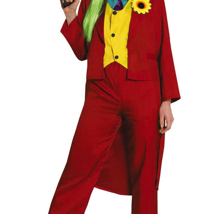 Feestbazaar The Joker Kostuum Dames Rood