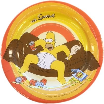 Feestbazaar The Simpsons bordjes 10 stuks
