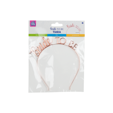 Feestbazaar Tiara Bride to Be Blush roze