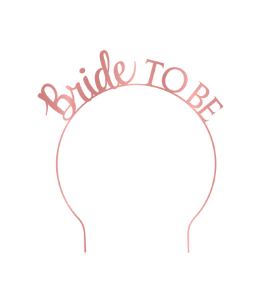 Feestbazaar Tiara Bride to Be Blush roze