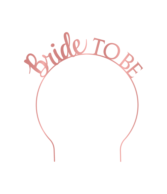 Feestbazaar Tiara Bride to Be Blush roze