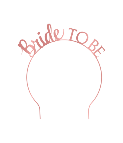 Feestbazaar Tiara Bride to Be Blush roze